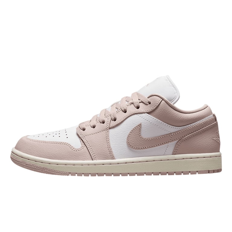 Air Jordan 1 Low Women's Shoes (DC0774-162, White/Sail/Pink Oxford