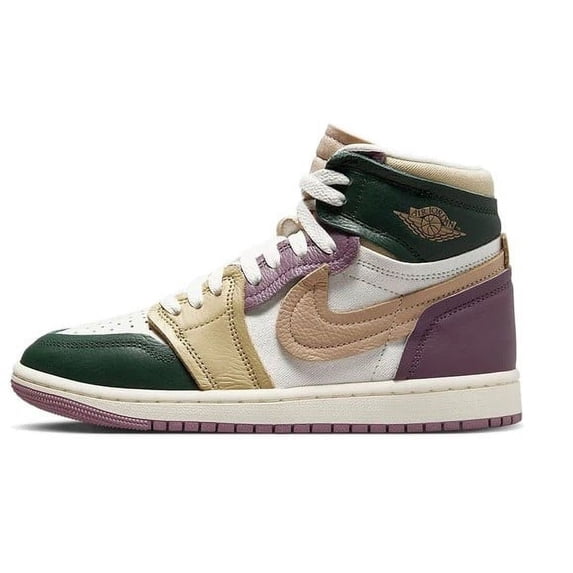 Women's Jordan 1 MM High Galactic Jade/Dessert Sail (FB9891 300) - 9