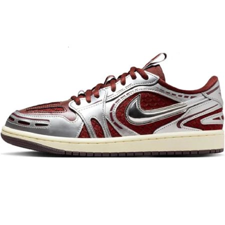 Women's Jordan 1 MM Low V3 Dark Team Red/Dark Team Red (HQ2186 600) - 7