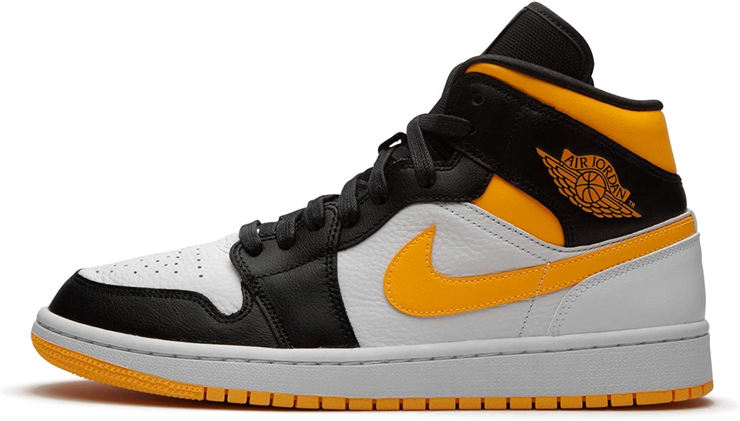 Women's Jordan 1 Mid SE White/Laser Orange-Black (CV5276 107