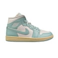 thumbnail image 1 of Women's Jordan 1 Mid Sail/Light Dew-Muslin (BQ6472 132) - 10, 1 of 6