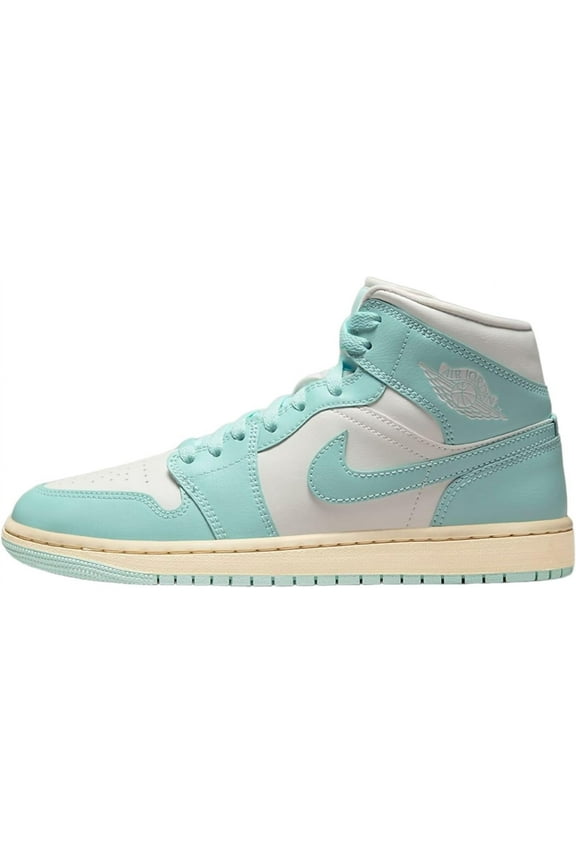 Women's Jordan 1 Mid Sail/Light Dew-Muslin (BQ6472 132) - 7