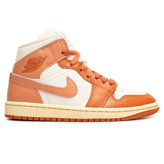 Women's Jordan 1 Mid Sail/Madder Root (BQ6472 180) - 8
