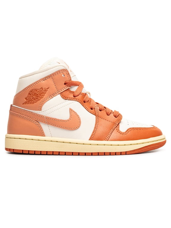 Women's Jordan 1 Mid Sail/Madder Root (BQ6472 180) - 8