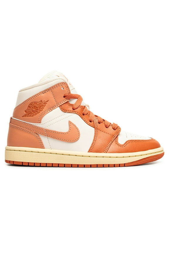 Women's Jordan 1 Mid Sail/Madder Root (BQ6472 180) - 8