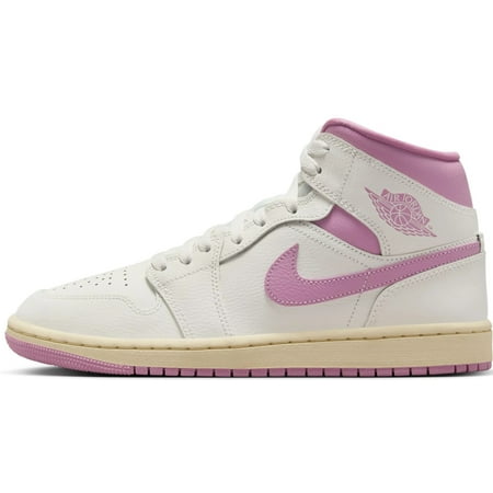 Women's Jordan 1 Mid Sail/Orchid-Muslin (BQ6472 162) - 7