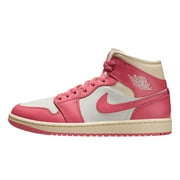Womens Jordan 1 Mid Sail/Pink Salt-Guava Ice BQ6472 109 - 8.5