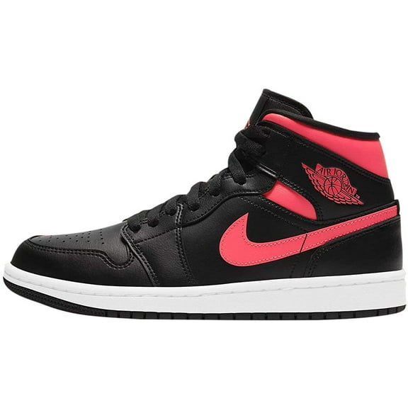 Women's Jordan 1 Mid "Siren Red" Black/Siren Red-White (BQ6472 004) - 5.5