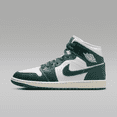 thumbnail image 1 of Women's Jordan 1 Mid White/Oxidized Green-Sail (BQ6472 133) - 10.5, 1 of 1