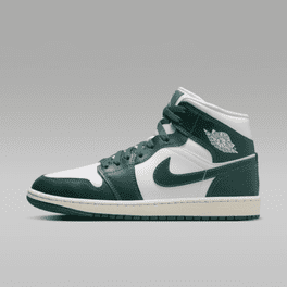 Nike Women's Shoes Air Jordan 1 Mid, White/Black-White, 8.5