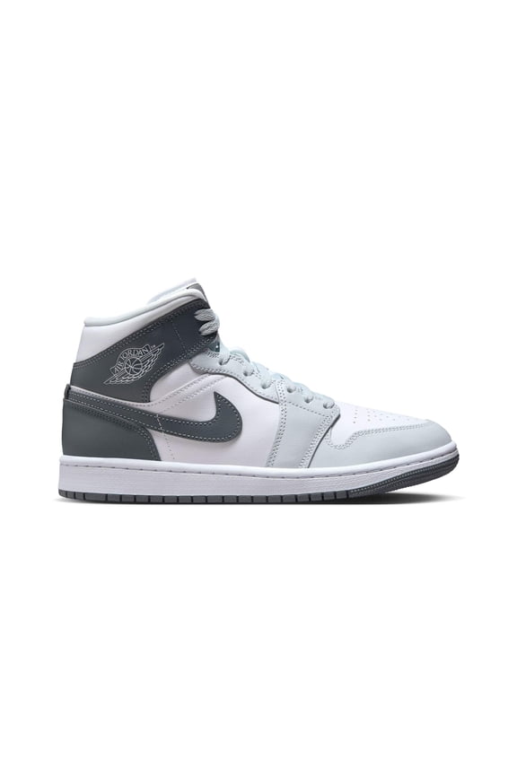 Nike Air Jordan 1 Mid White / Smoke Grey - Pure Platinum BQ6472-113 Women's Size 12