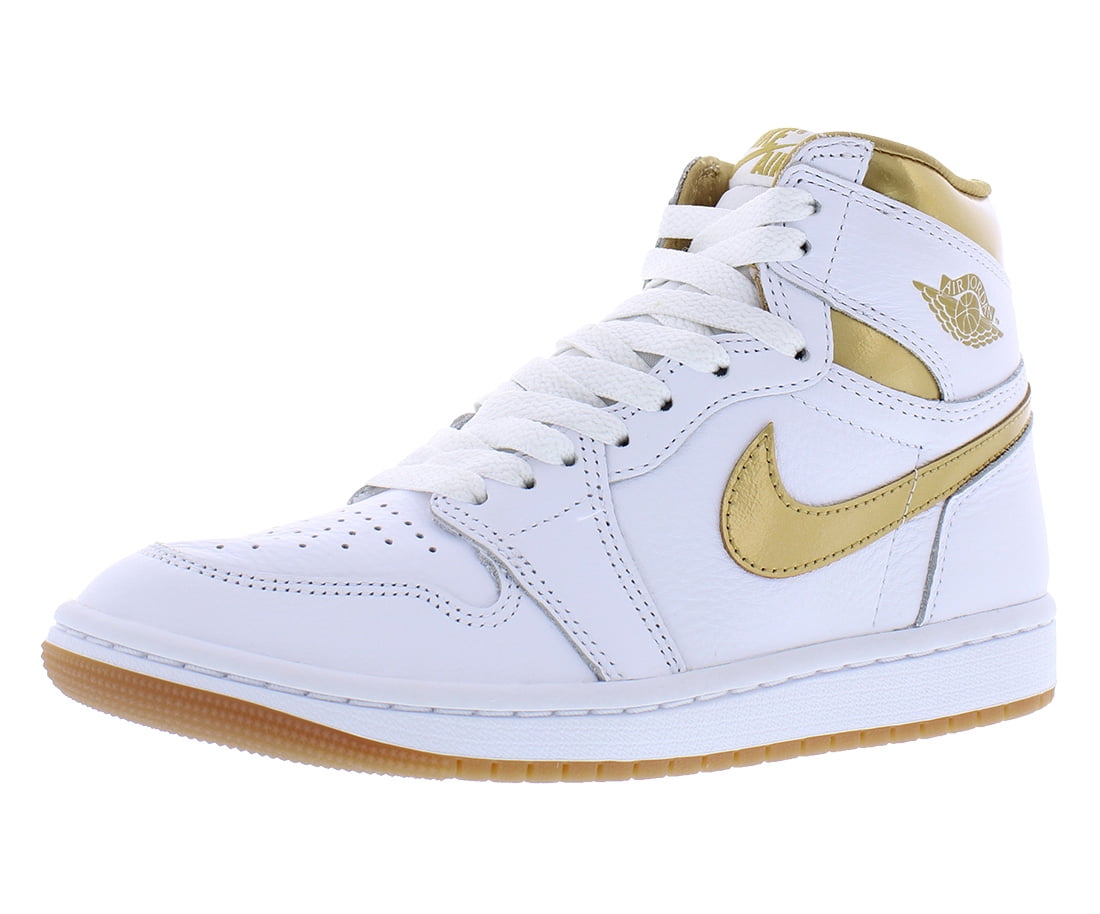 Women's Jordan 1 Retro High OG White/Metallic Gold (FD2596 107