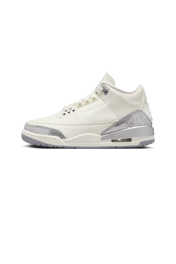 Women's Jordan 3 Retro Sail/Cement Grey (CK9246 100) - 11