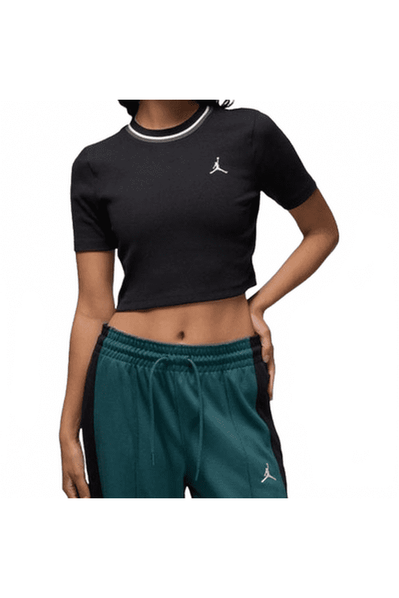 Women's Jordan Knit Top - 'Black/White' - S