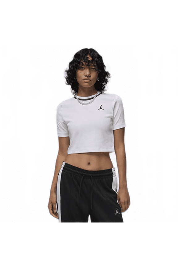 Women's Jordan Knit Top - 'White/Black' - S