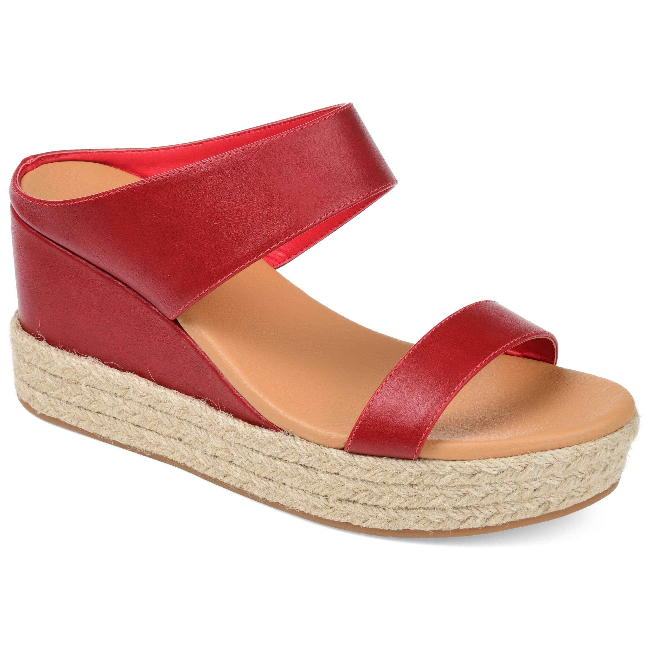 Journee Womens Alissa Tru Comfort Foam Wedge Heel Espadrille Sandals Walmart