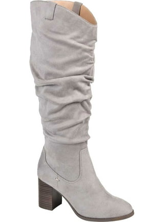 Gray on sale slouchy boots