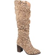 Journee Collection Womens Aneil Faux Suede Tall Knee-High Boots, Calf Widths Available