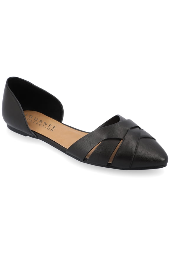 Womens Brandee Slip On Almond Toe Ballet Flats