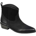 thumbnail image 1 of Women's Journee Collection Carmela Ankle Bootie Black Leather 8 M, 1 of 6