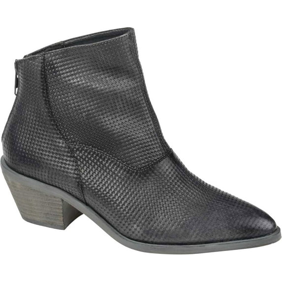 Women's Journee Collection Cassie Ankle Bootie Grey Leather 6.5 M