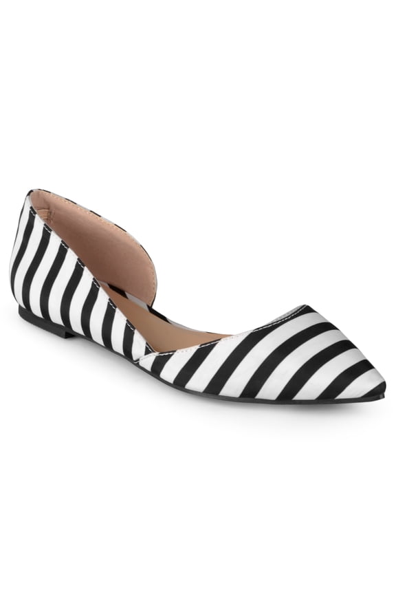 Womens Cortni Slip On Pointed Toe D'Orsay Flats, Widths Available