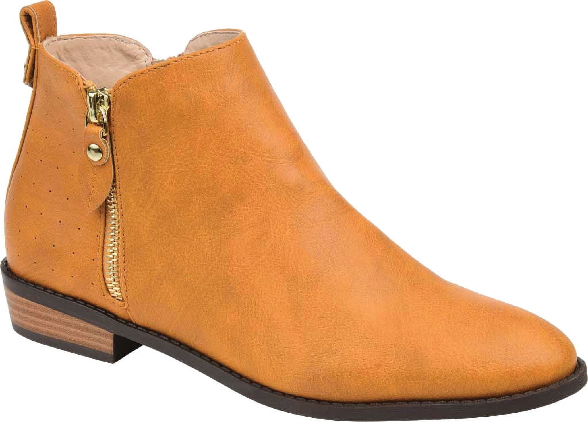 Mustard ankle booties Clearance