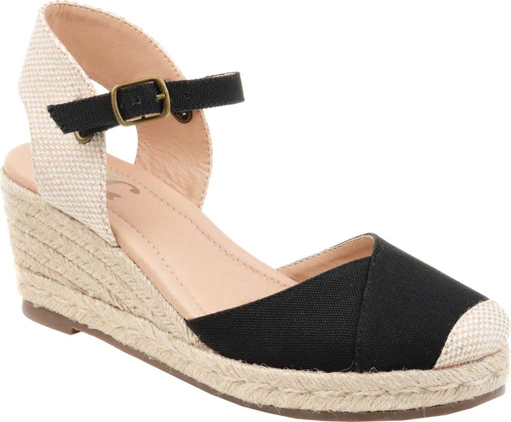 Comfort Closed Toe Espadrilles Wedge Sandals