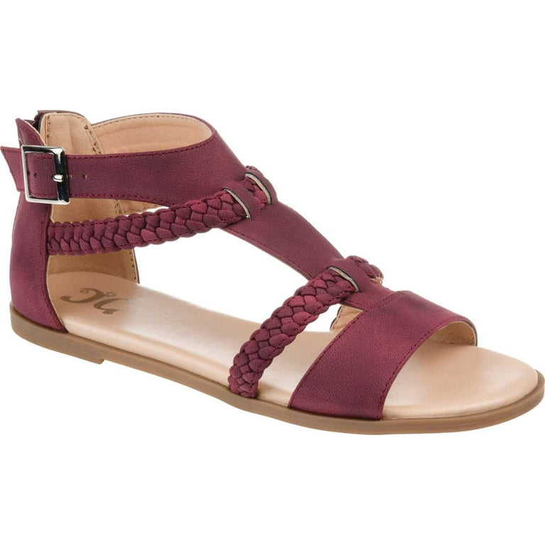 Women s Journee Collection Florence Strappy Sandals Walmart