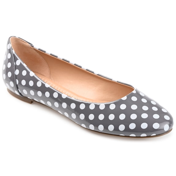 Journee Womens Kavn Comfort Insole Slip On Round Toe Ballet Dress Flats