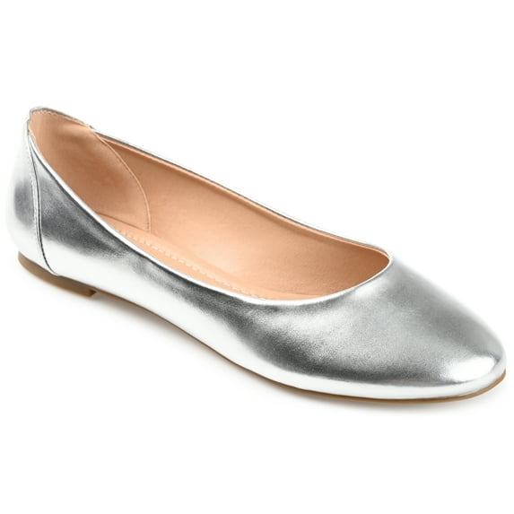 Journee Womens Kavn Comfort Insole Slip On Round Toe Ballet Dress Flats