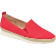 thumbnail image 1 of Women's Journee Collection Leela Espadrille Slip On Sneaker Red Canvas Fabric 10 M, 1 of 6