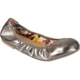 thumbnail image 1 of Women's Journee Collection Lindy2 Ballet Flat Pewter Faux Leather 10 M, 1 of 5