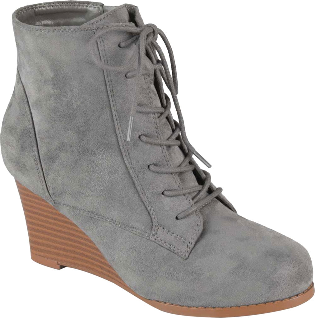 Journee collection magely wedge bootie hotsell