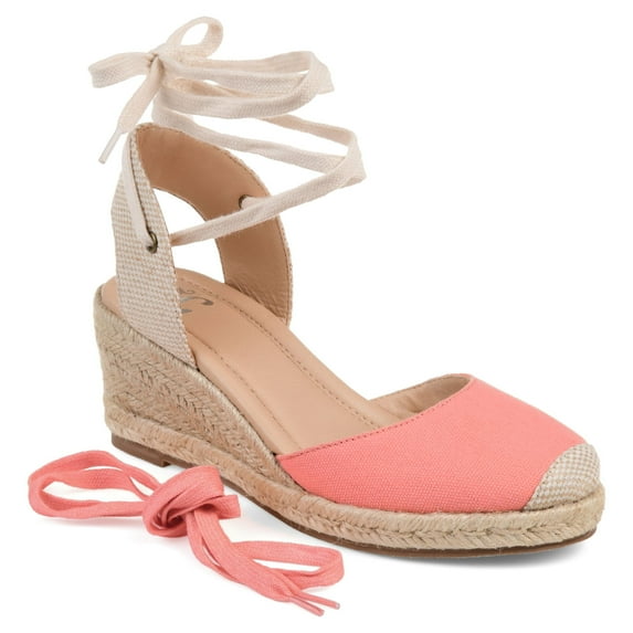 Journee Womens Monte Wedge Heel Espadrille Sandals, Widths Available