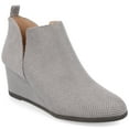 thumbnail image 1 of Journee Womens Mylee Pull On Wedge Booties, Widths Available, 1 of 9