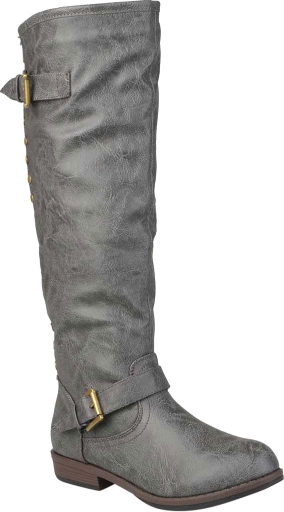 Women's Journee Collection Spokane Extra Wide Calf Knee High Boot Dark