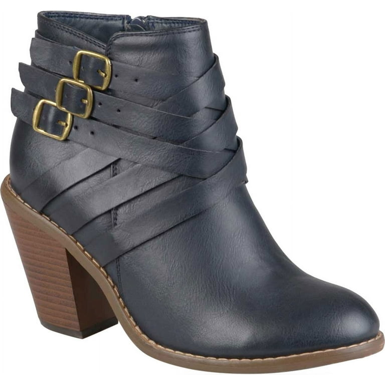 Navy booties womens discount