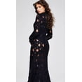 thumbnail image 1 of Women's Jovani 40743 High Neck Evening Elegant Gown Lace Dress Pink Size 4, 1 of 3