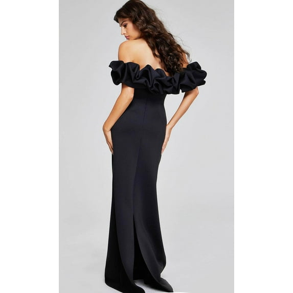 Women's Jovani 41084 Elegant Ruffled Evening Gown Dress Emerald Green Size 20