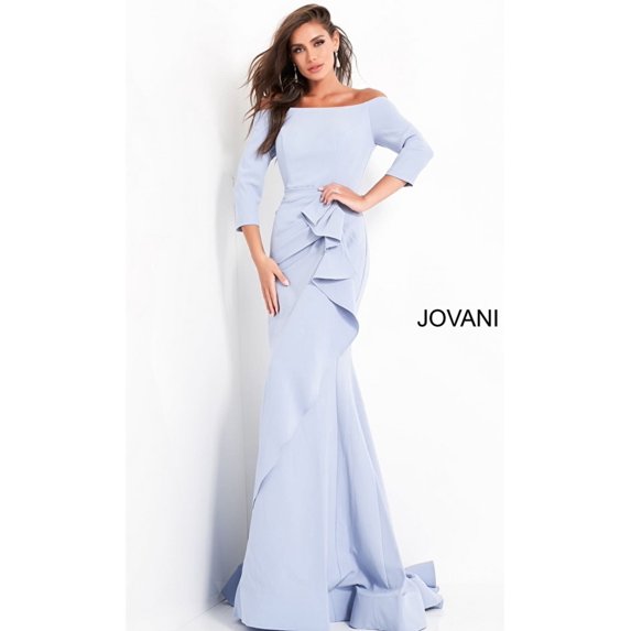 Women's Jovani Mother of the Bride Long Formal Dress 00446 Ivory Size 2