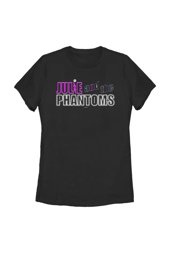 Women's Julie and the Phantoms Light Up Logo  Graphic T-Shirt