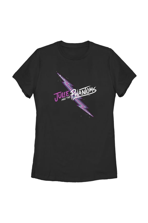 Women's Julie and the Phantoms Lightning Bolt Logo Graphic T-Shirt