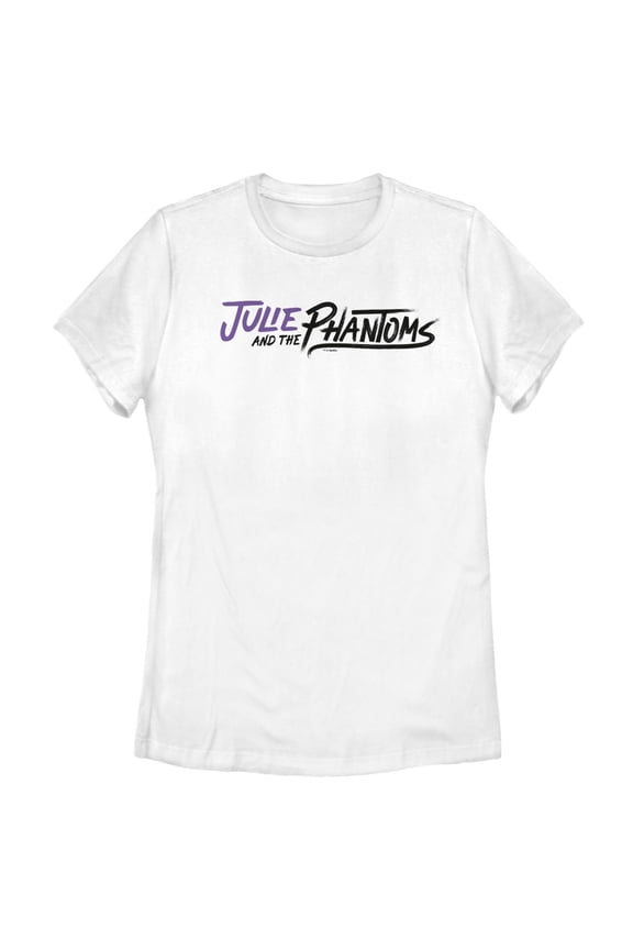 Women's Julie and the Phantoms Paint Streak Logo  Graphic T-Shirt
