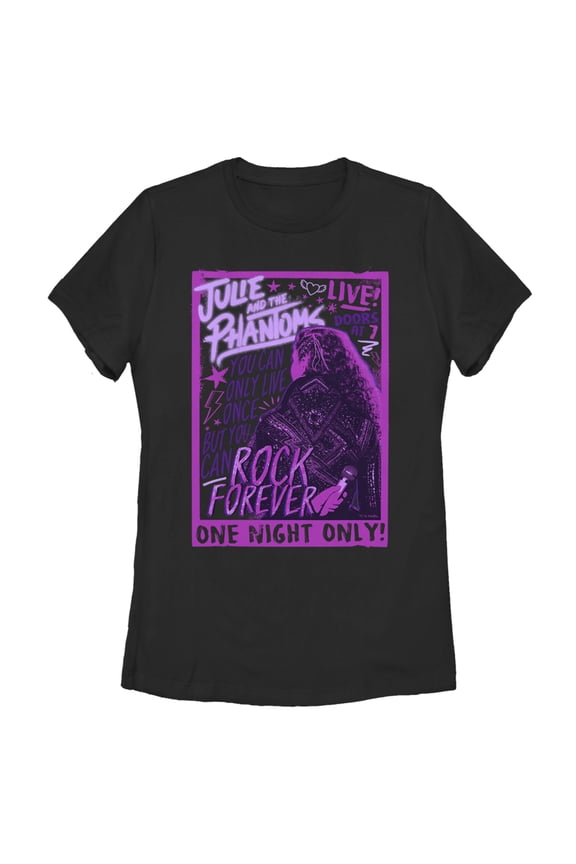 Women's Julie and the Phantoms Rock Poster  Graphic T-Shirt