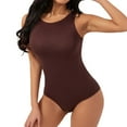 thumbnail image 1 of Women's Jumpsuit Sexy Sleeveless Tank Bodysuit Stretchy Shapewear Leotard for Summer Casual Outfit Comfortable Fit, 1 of 2