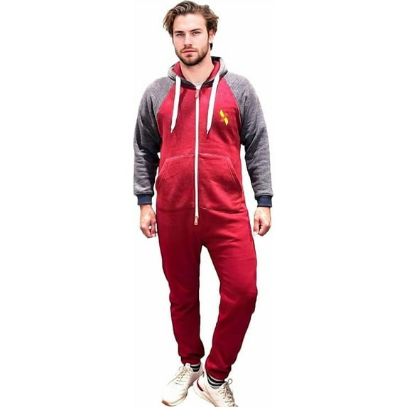Women's Jumpsuit Unisex Sleepwear Ladies One Piece Non Footed Pajamas Adult Union Suit Onesy Playsuit Rein S