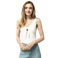 thumbnail image 1 of Women's Jumpsuit body suit Keyhole snap crotch shirts Tank Top Bodysuits, 1 of 4