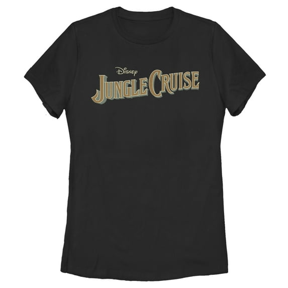 Women's Jungle Cruise Classic Logo Graphic Tee Black X Large