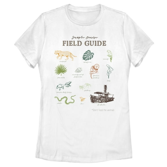 Women's Jungle Cruise Field Guide  Graphic Tee White X Large